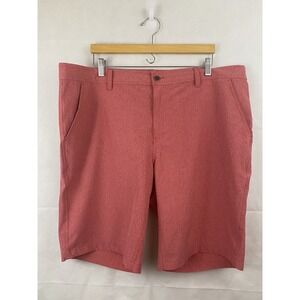 Coolkeep Stretch Performance Chino Shorts Red Size 40 Golf Athletic Leisure